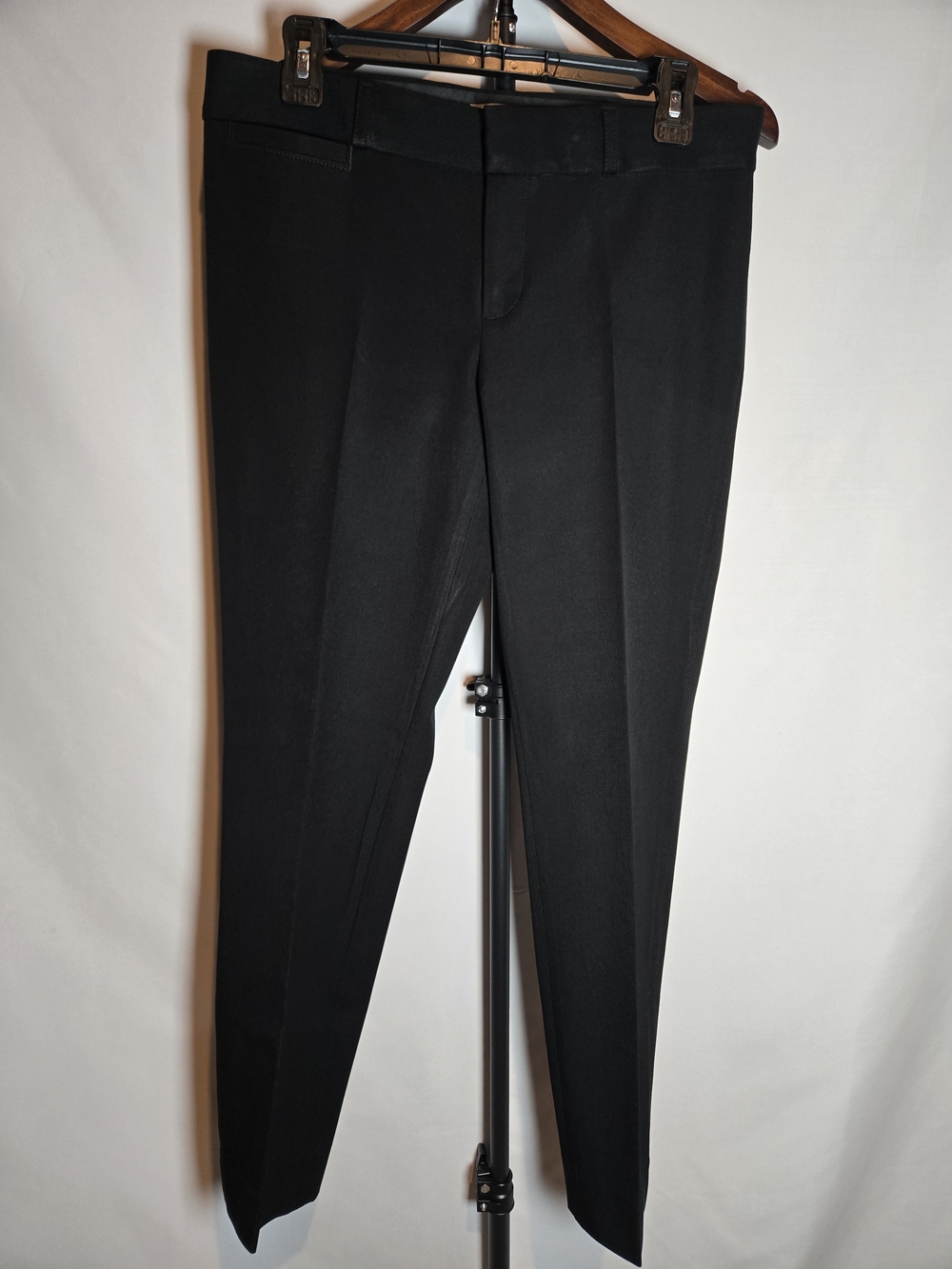 Banana Republic Sloan Pants Black NWOT Slim Bi-Stretch Ankle Size 6